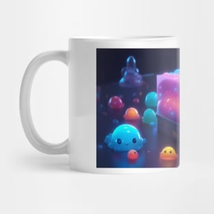 Cute Adorable Box of Alien Jellies Mug